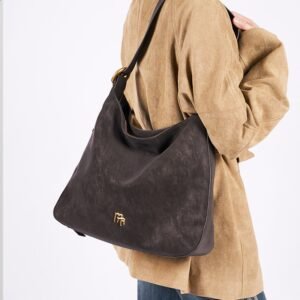 大容量通勤 磨砂牛皮托特包