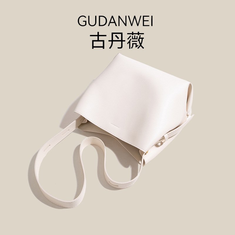 簡約大容量通勤水桶肩背包・4色:圖片 7